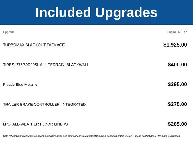 New 2026 Chevrolet Silverado 1500 Custom w/ Turbomax Blackout Package image 5