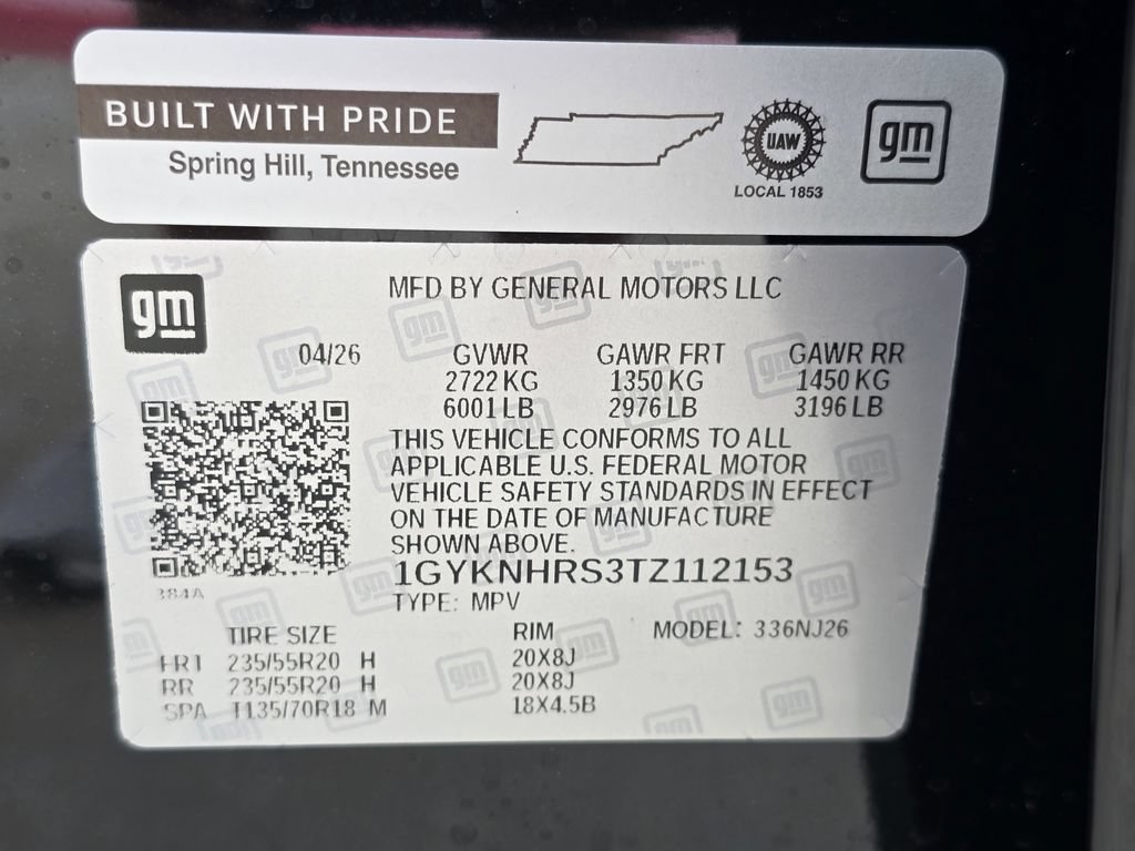 New 2026 Cadillac XT5 Sportv w/ LPO, Onyx Lite Package AWD/4WD image 42