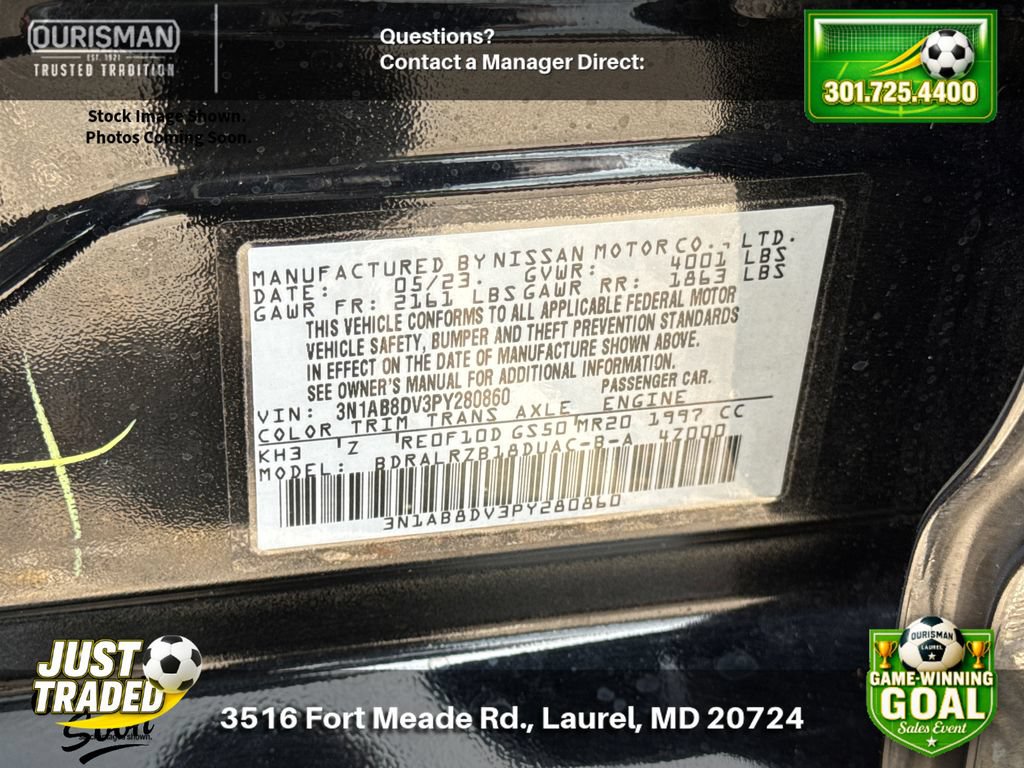 Used 2023 Nissan Sentra SR w/ Midnight Edition Package FWD image 28