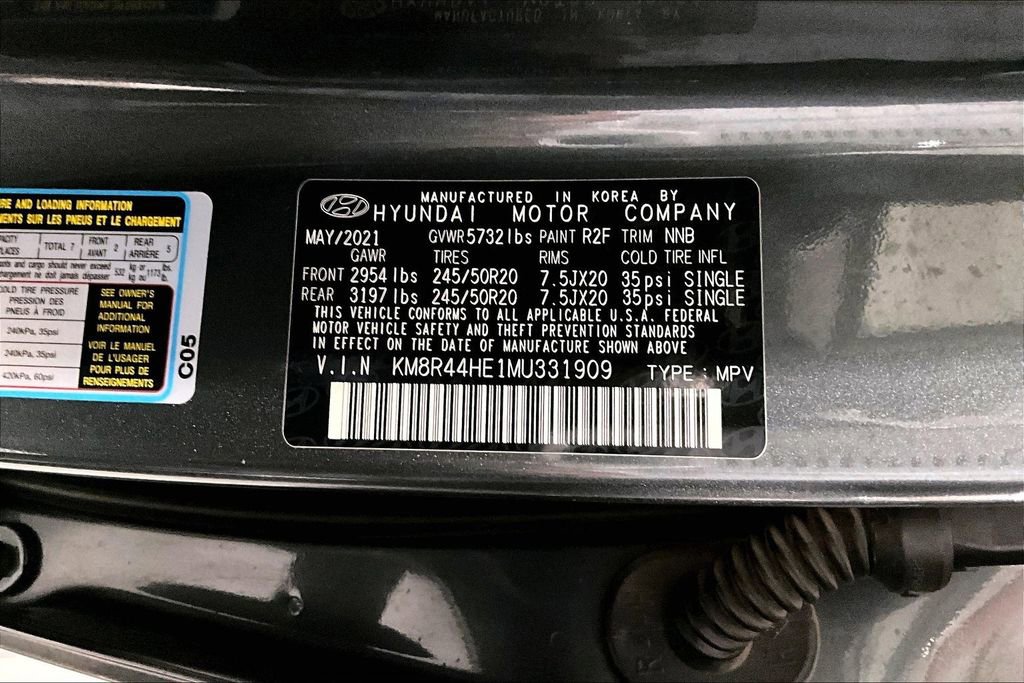 Used 2021 Hyundai Palisade SEL w/ Premium Package FWD image 41