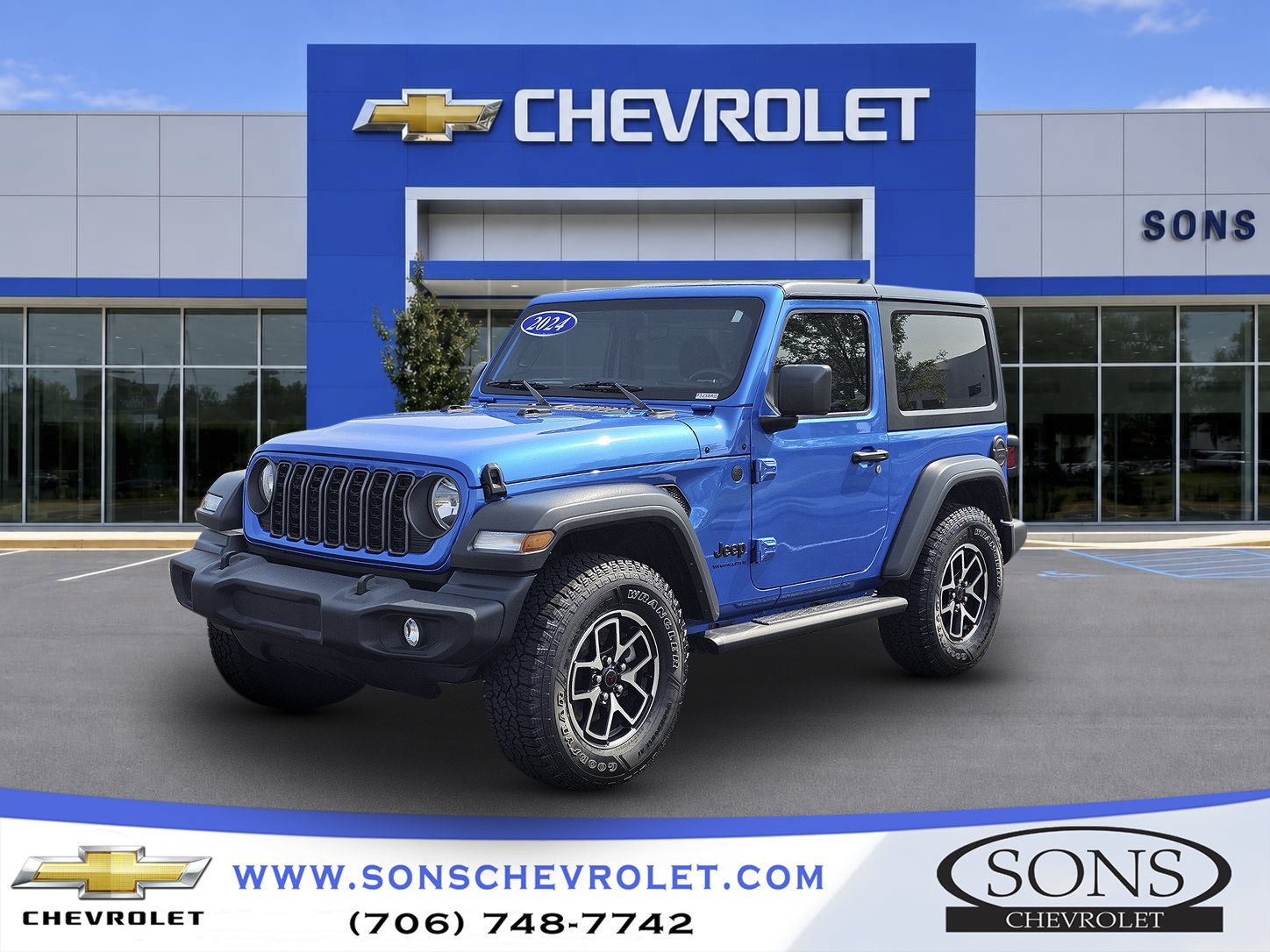 Used 2024 Jeep Wrangler Sport AWD/4WD image 1