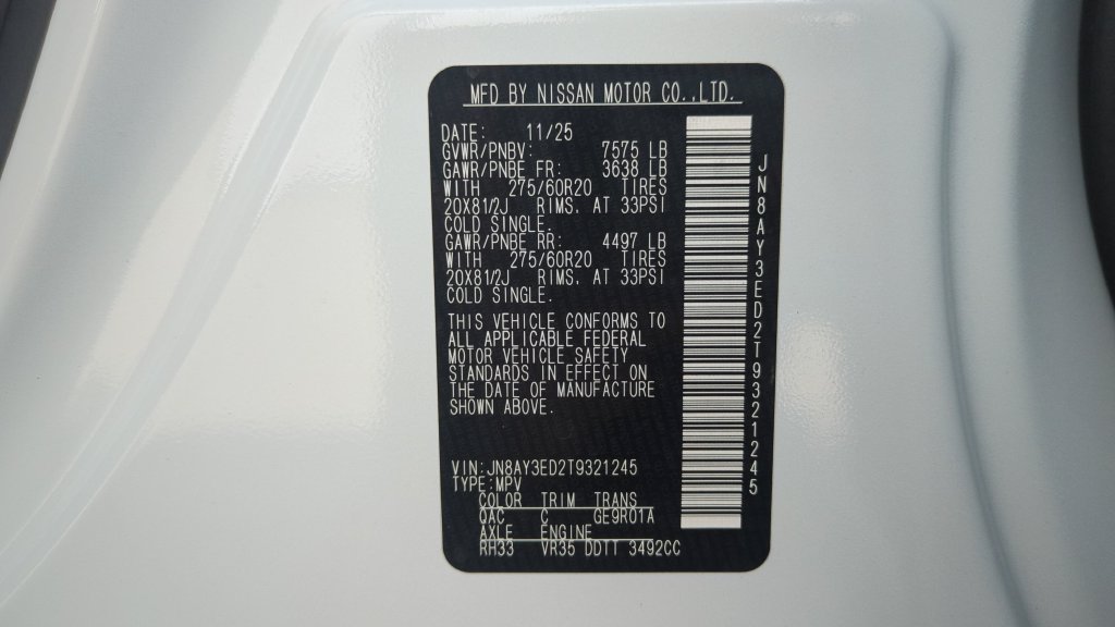 New 2026 Nissan Armada Platinum RWD image 26