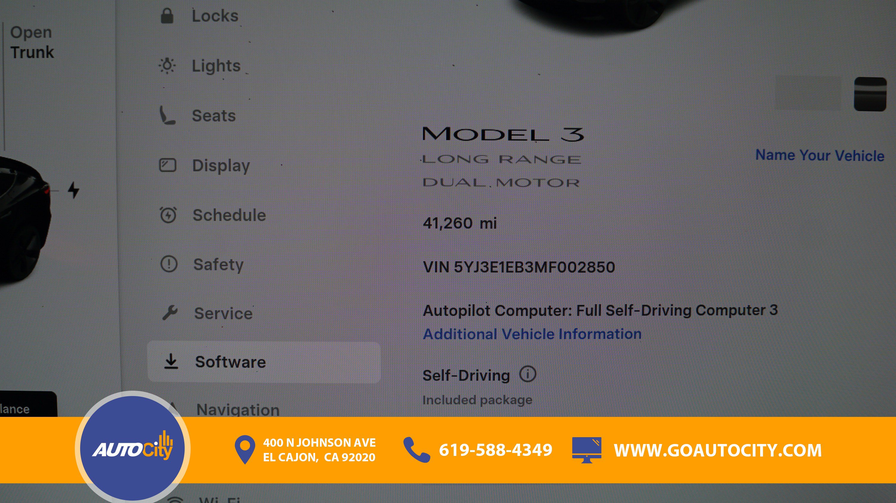 Used 2021 Tesla Model 3 Long Range AWD/4WD image 3