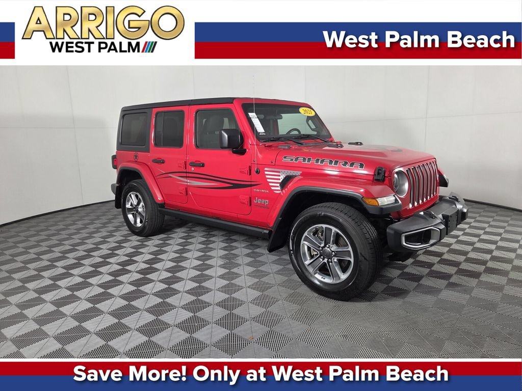Used 2021 Jeep Wrangler Unlimited Sahara AWD/4WD video 1