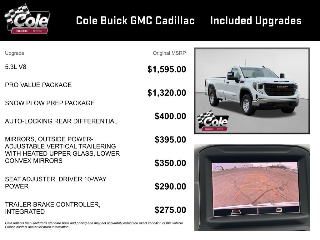New 2024 GMC Sierra 1500 Pro w/ Pro Value Package image 3