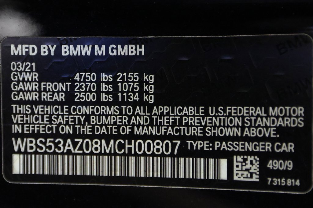Used 2021 BMW M4 Coupe image 53