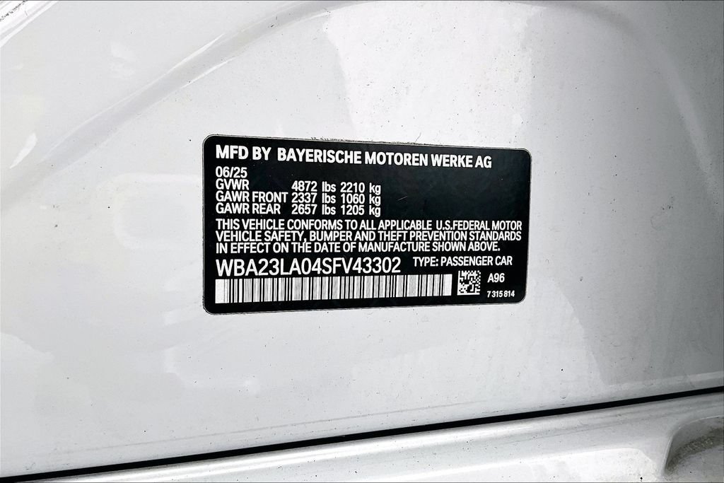 Used 2025 BMW 330i xDrive Sedan w/ Convenience Package AWD/4WD image 43