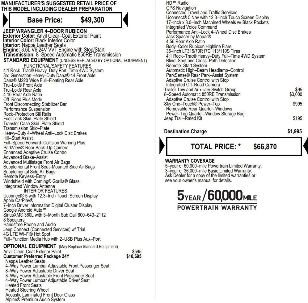 New 2026 Jeep Wrangler Unlimited Rubicon image 2