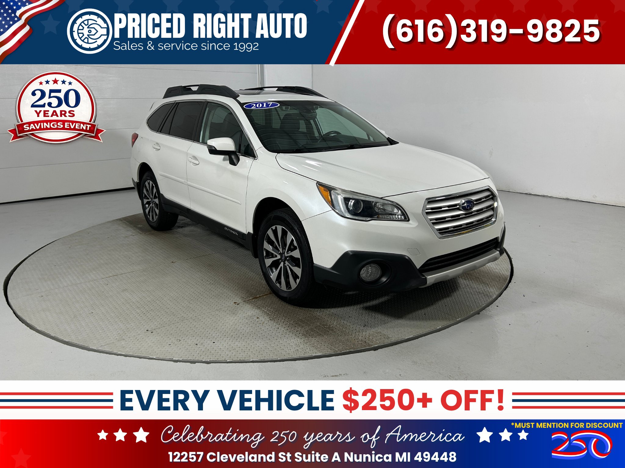 Used 2017 Subaru Outback 2.5i Limited