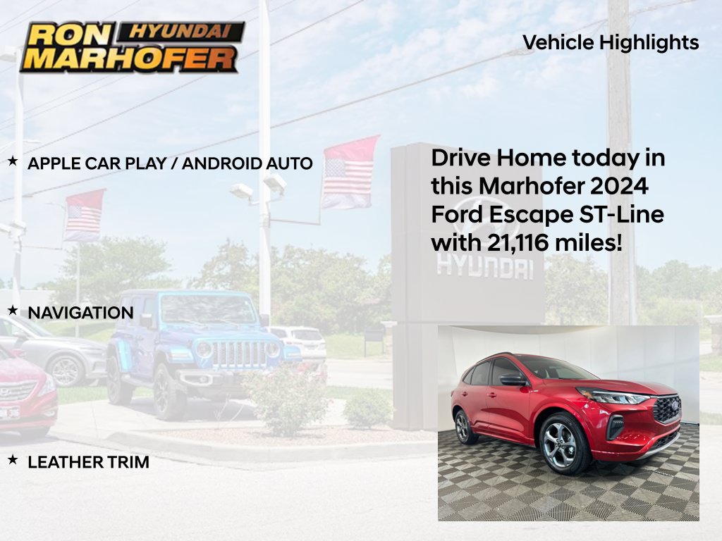 Used 2024 Ford Escape ST-Line w/ Tech Pack #1 FWD image 15