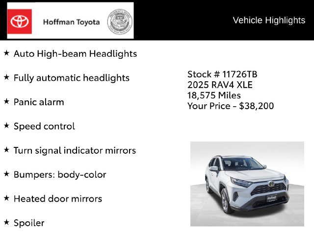 Certified 2025 Toyota RAV4 XLE w/ Convenience Package AWD/4WD image 37