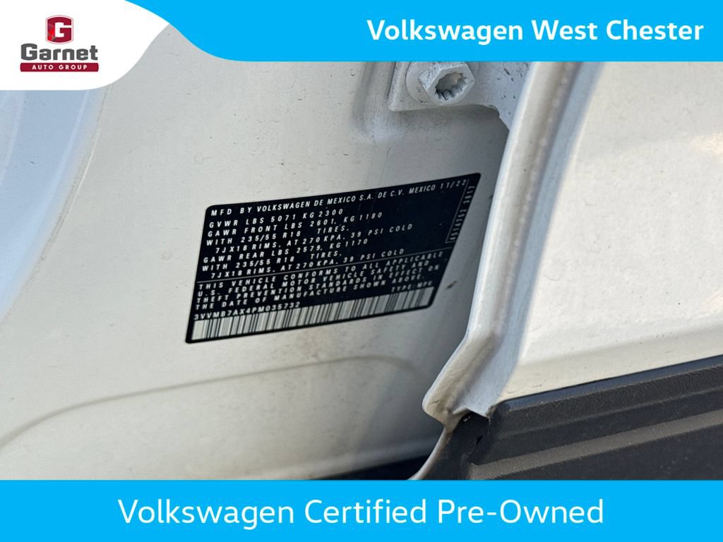 Certified 2023 Volkswagen Tiguan SE w/ Panoramic Sunroof Package AWD/4WD image 2