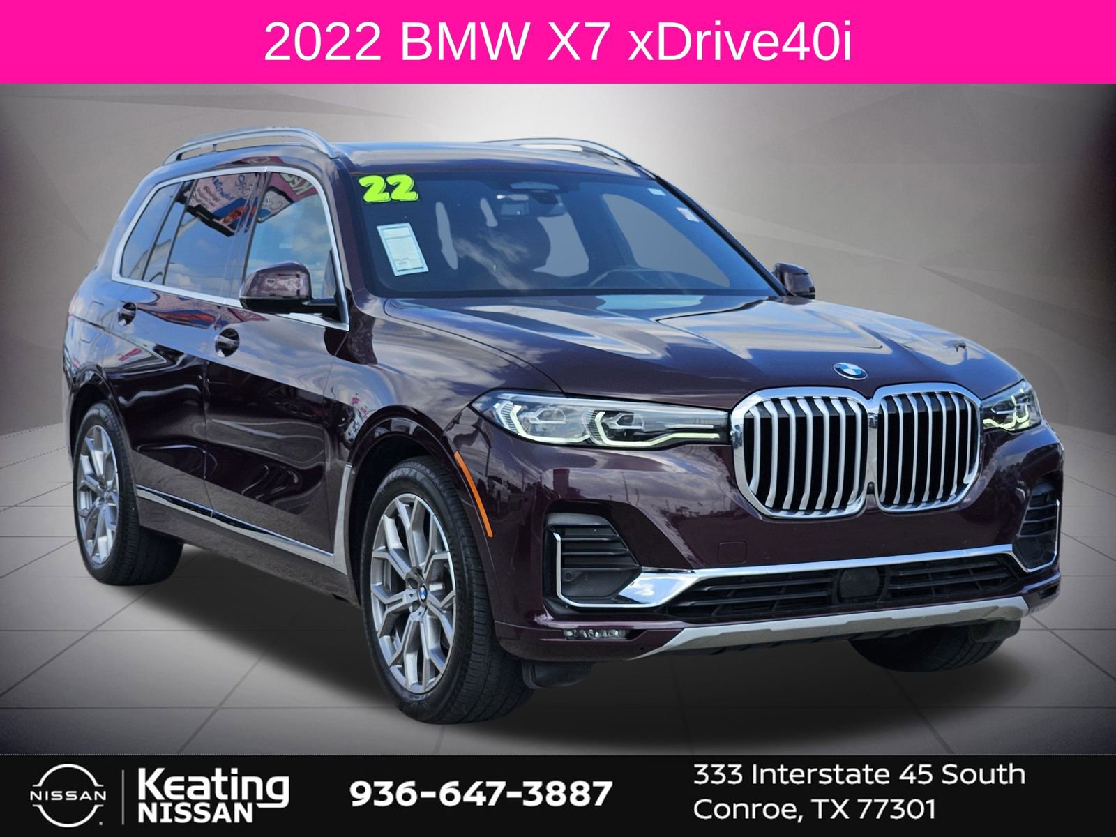 Used 2022 BMW X7 xDrive40i w/ Executive Package