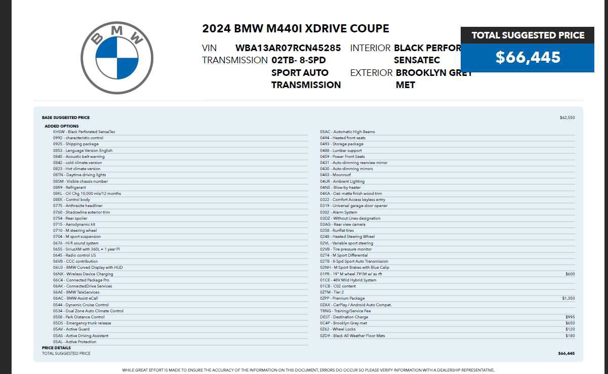 Used 2024 BMW 440i xDrive Coupe w/ Premium Package AWD/4WD image 70