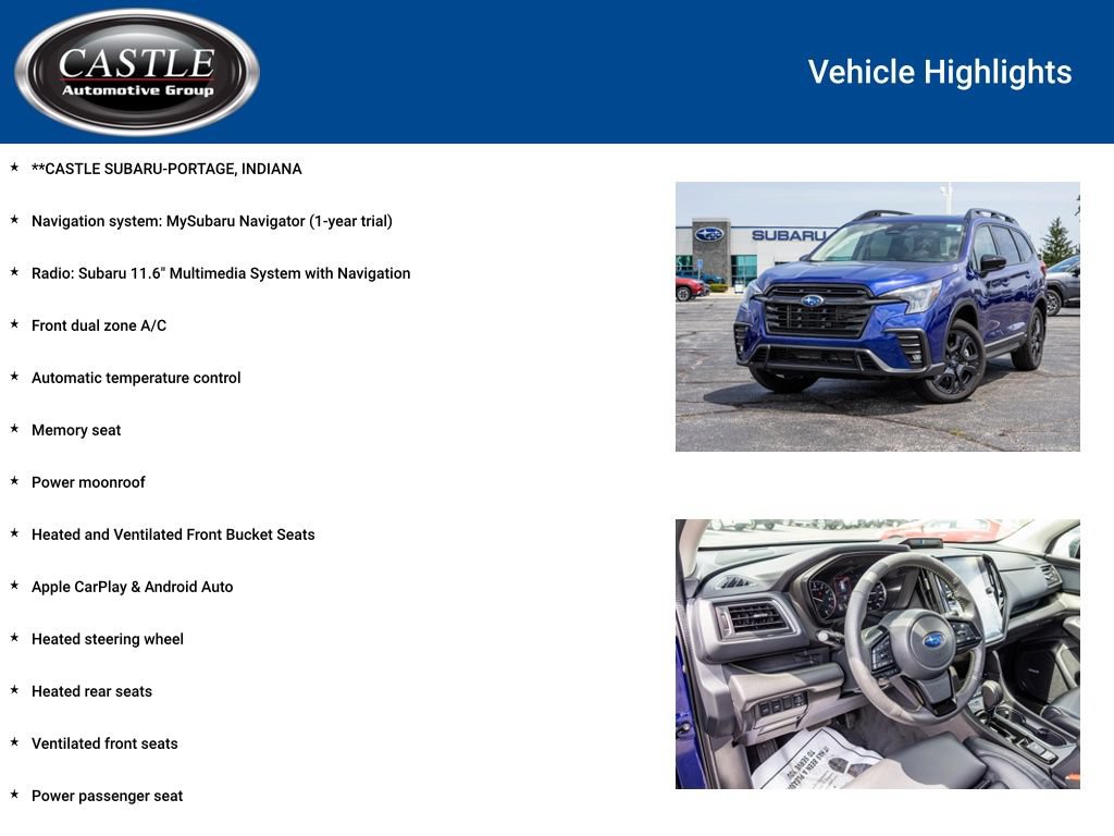 Used 2026 Subaru Ascent Bronze Edition AWD/4WD image 7