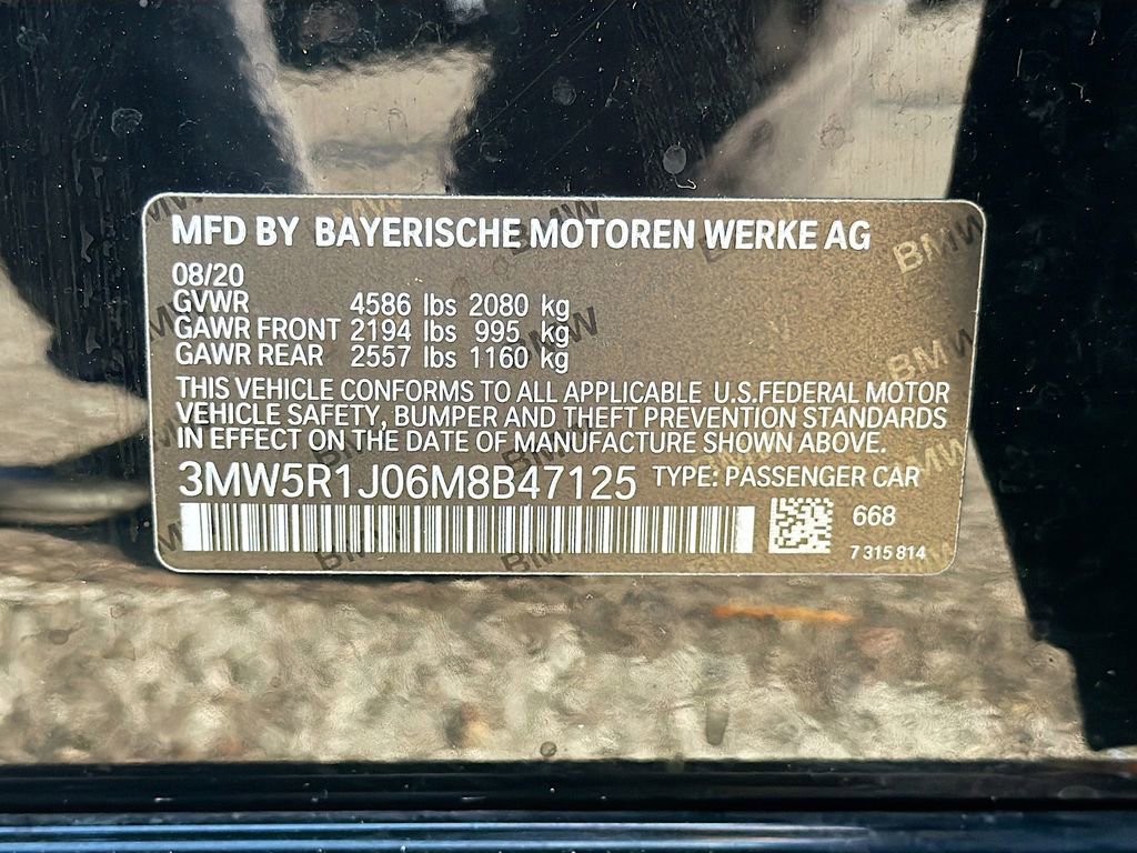 Used 2021 BMW 330i Sedan w/ Convenience Package image 23