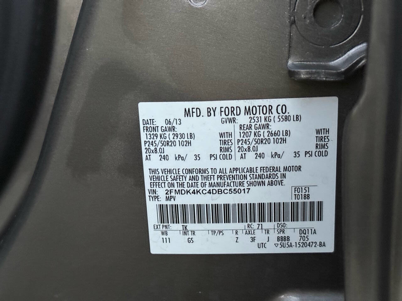 Used 2013 Ford Edge Limited AWD/4WD image 22