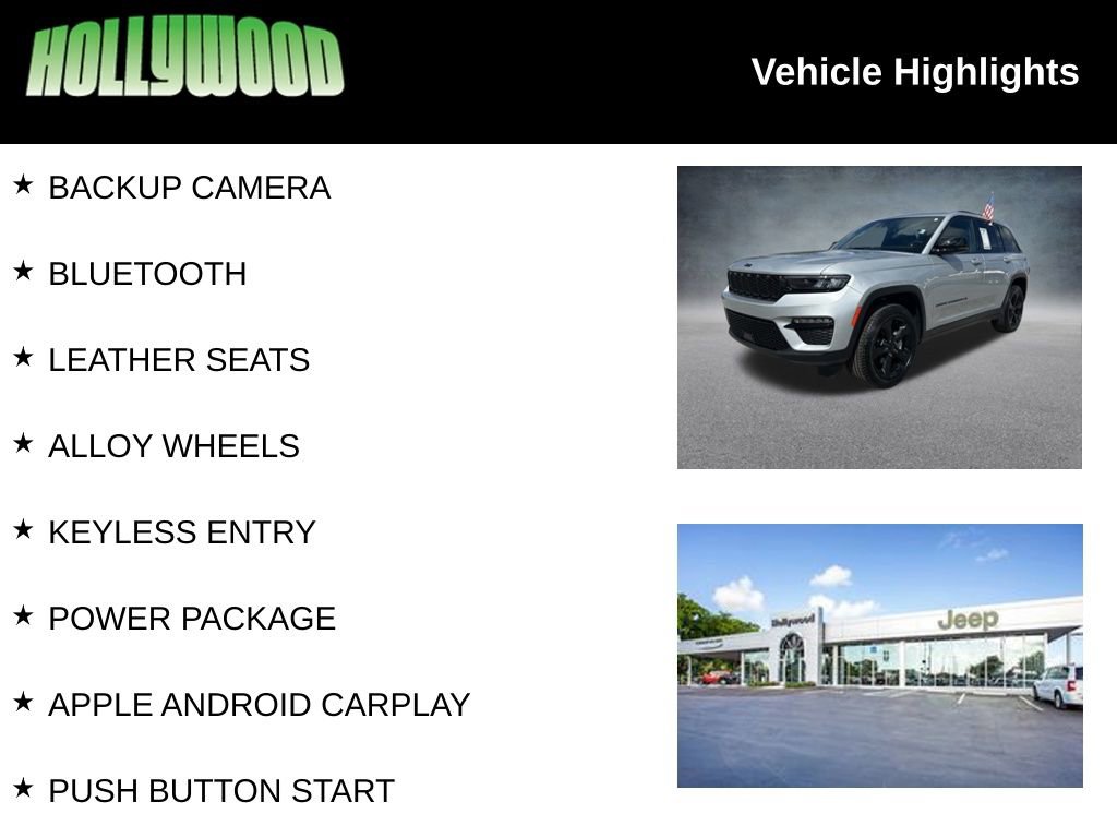 Certified 2025 Jeep Grand Cherokee Limited w/ Black Appearance Package image 3