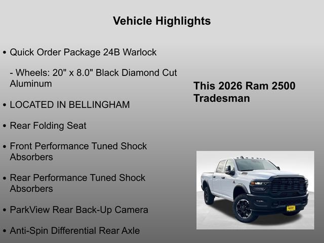 New 2026 RAM 2500 Tradesman image 25