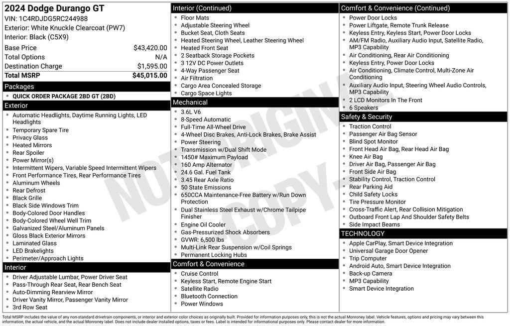 Used 2024 Dodge Durango GT image 21