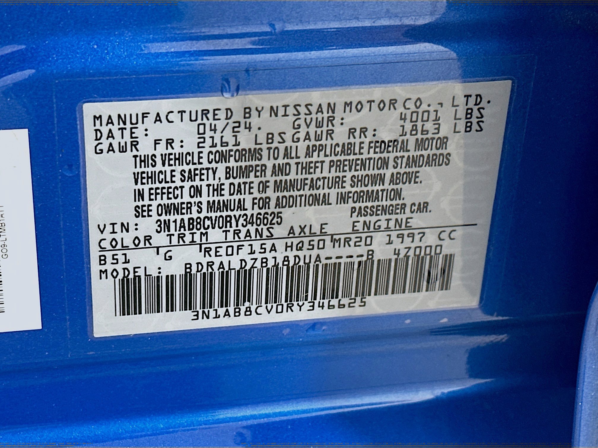 Used 2024 Nissan Sentra SV image 12