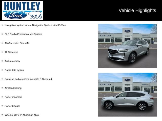 Used 2023 Acura MDX w/ Technology Package AWD/4WD image 2