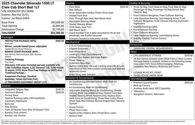 Used 2025 Chevrolet Silverado 1500 LT w/ Protection Package image 30