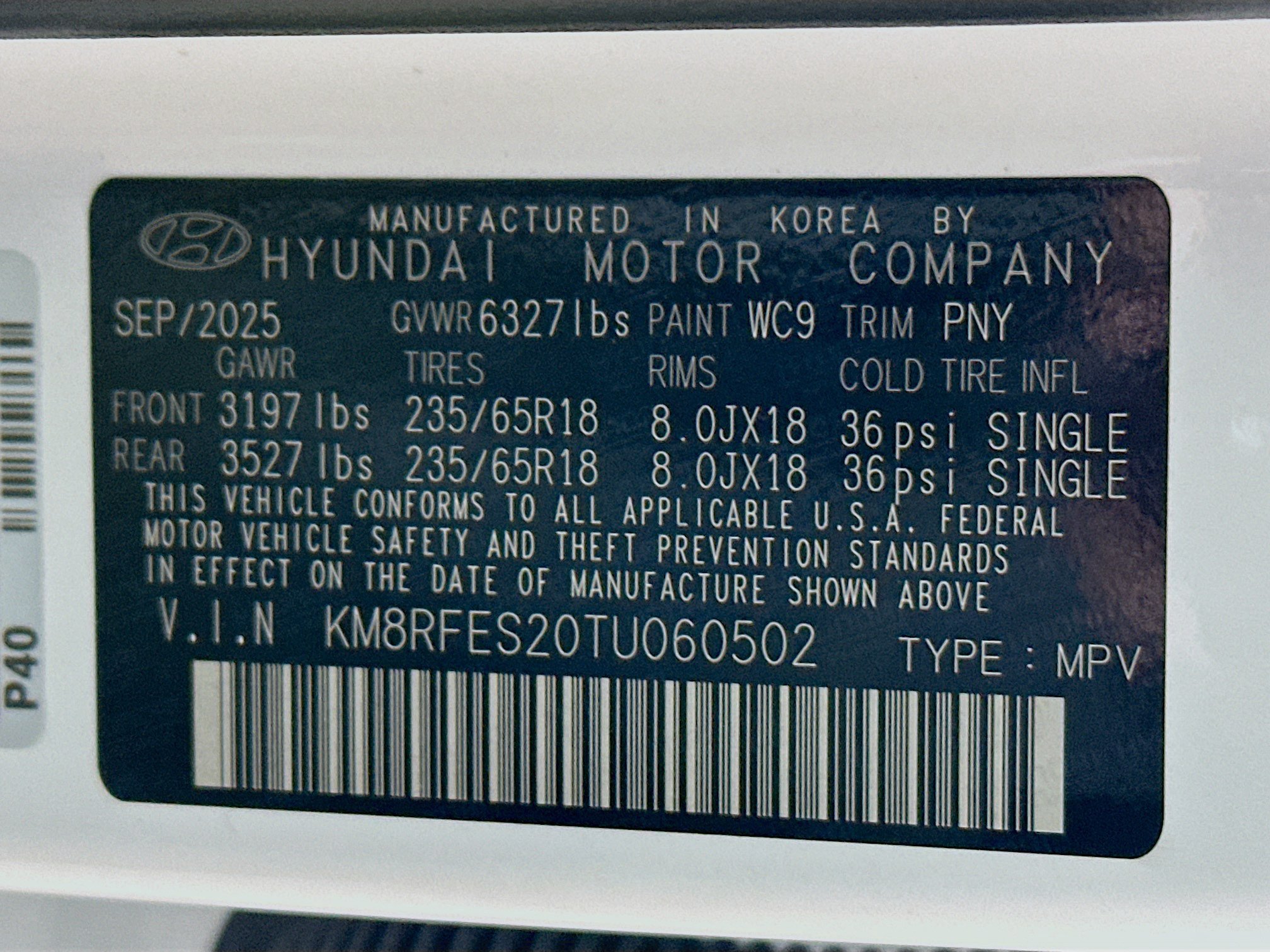 New 2026 Hyundai Palisade SE AWD/4WD image 32