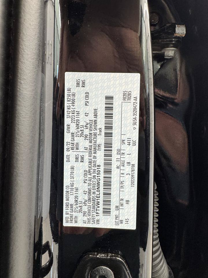 Used 2022 Ford F150 Lightning Lariat AWD/4WD image 38