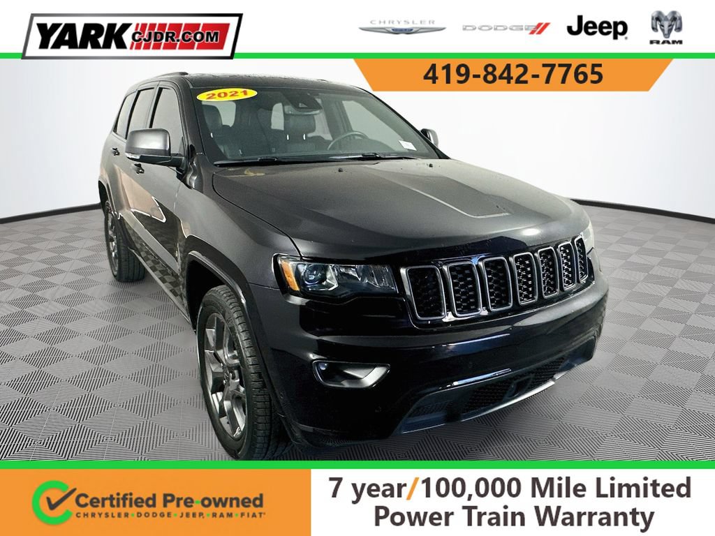 Certified 2021 Jeep Grand Cherokee Limited w/ Quick Order Package 28K 80th AWD/4WD image 1