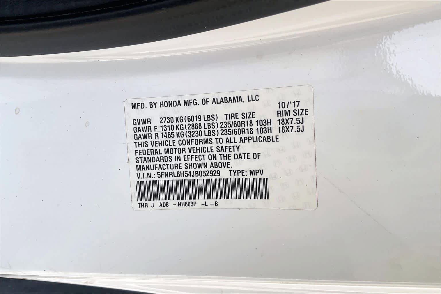 Used 2018 Honda Odyssey EX image 33