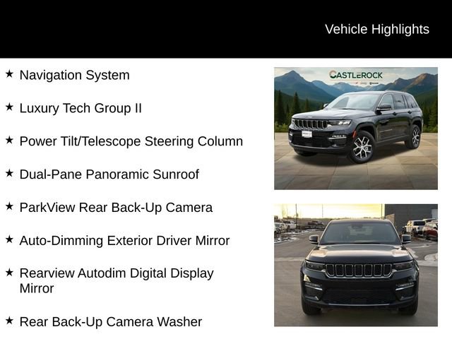 Certified 2025 Jeep Grand Cherokee Limited w/ Luxury Tech Group II image 8