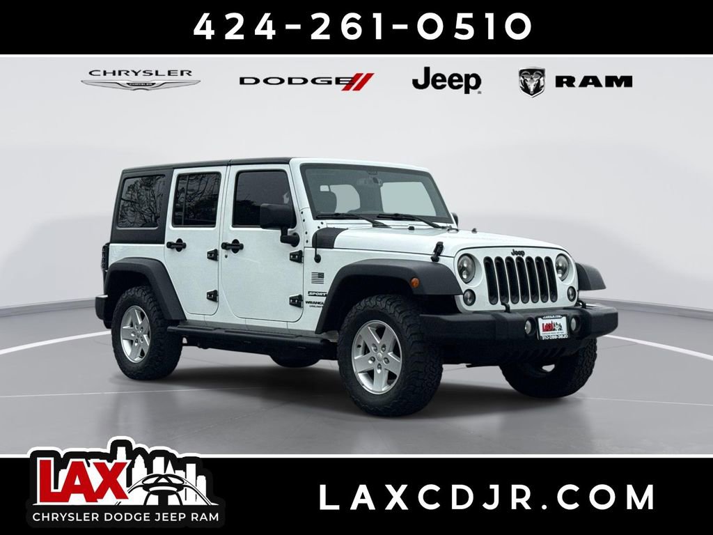 Used 2017 Jeep Wrangler Unlimited Sport w/ Quick Order Package 24S