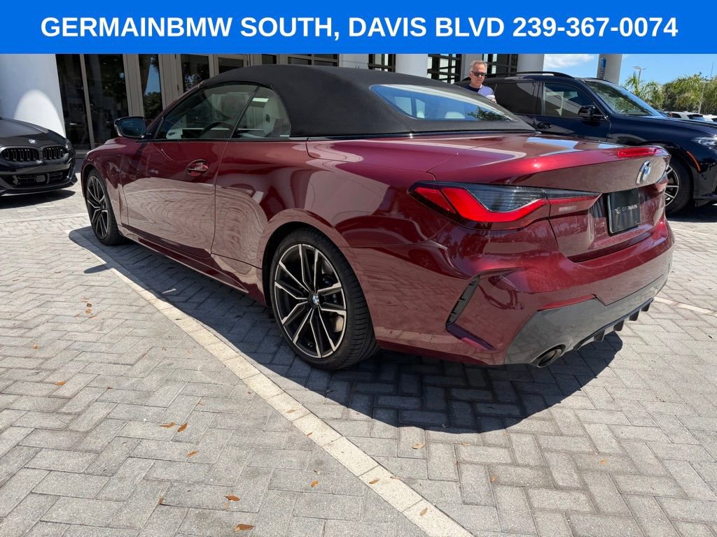 Certified 2024 BMW 430i Convertible w/ M Sport Package RWD image 6
