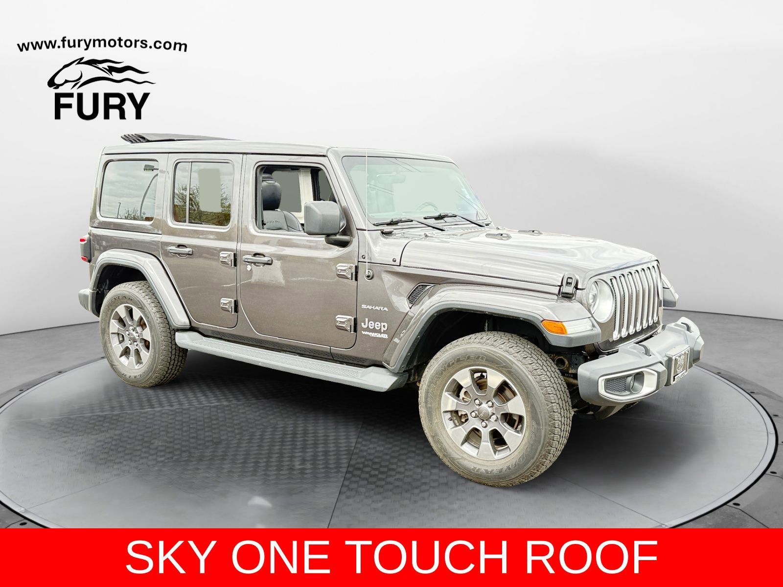 Used 2020 Jeep Wrangler Unlimited Sahara w/ Uconnect 4C Nav & Sound Group AWD/4WD image 1