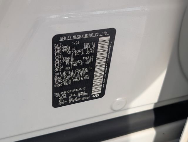 Used 2024 INFINITI QX80 Sensory w/ Cargo Package image 18