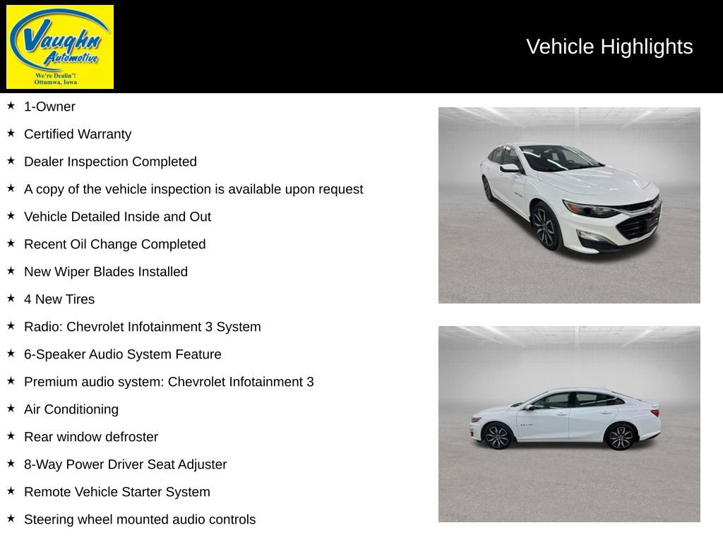 Used 2022 Chevrolet Malibu RS image 2