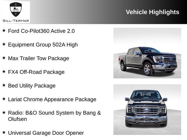 Used 2022 Ford F150 Lariat w/ Equipment Group 502A High image 4