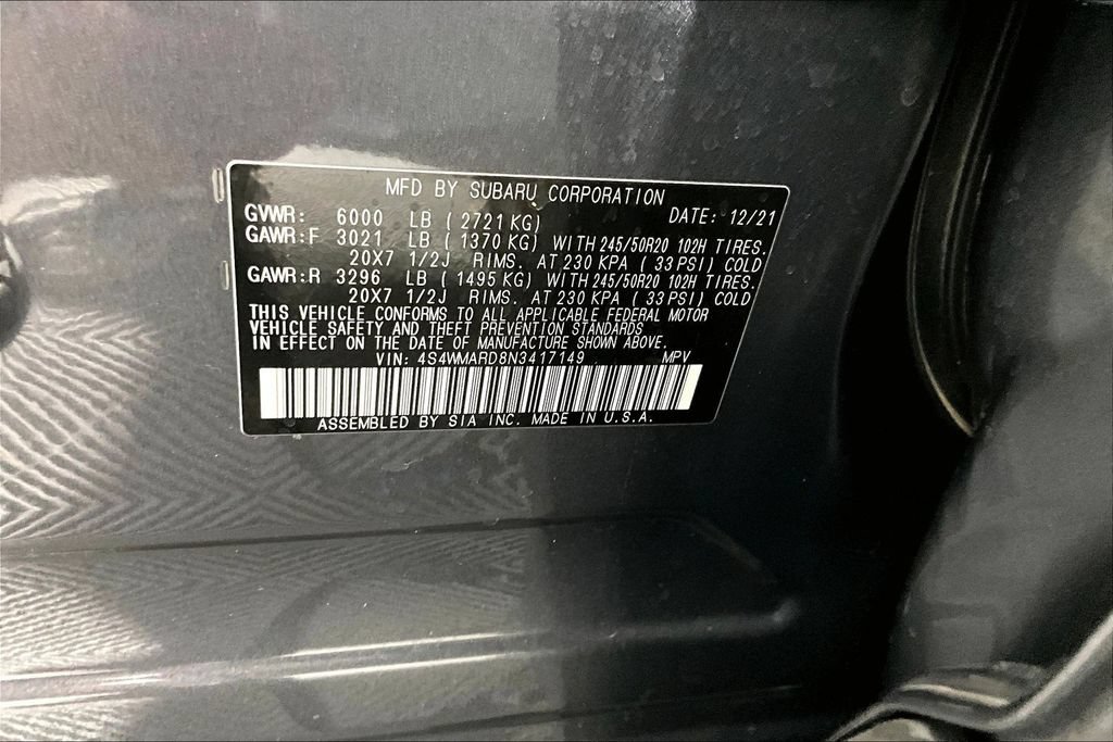Used 2022 Subaru Ascent Touring w/ Popular Package #2A AWD/4WD image 18