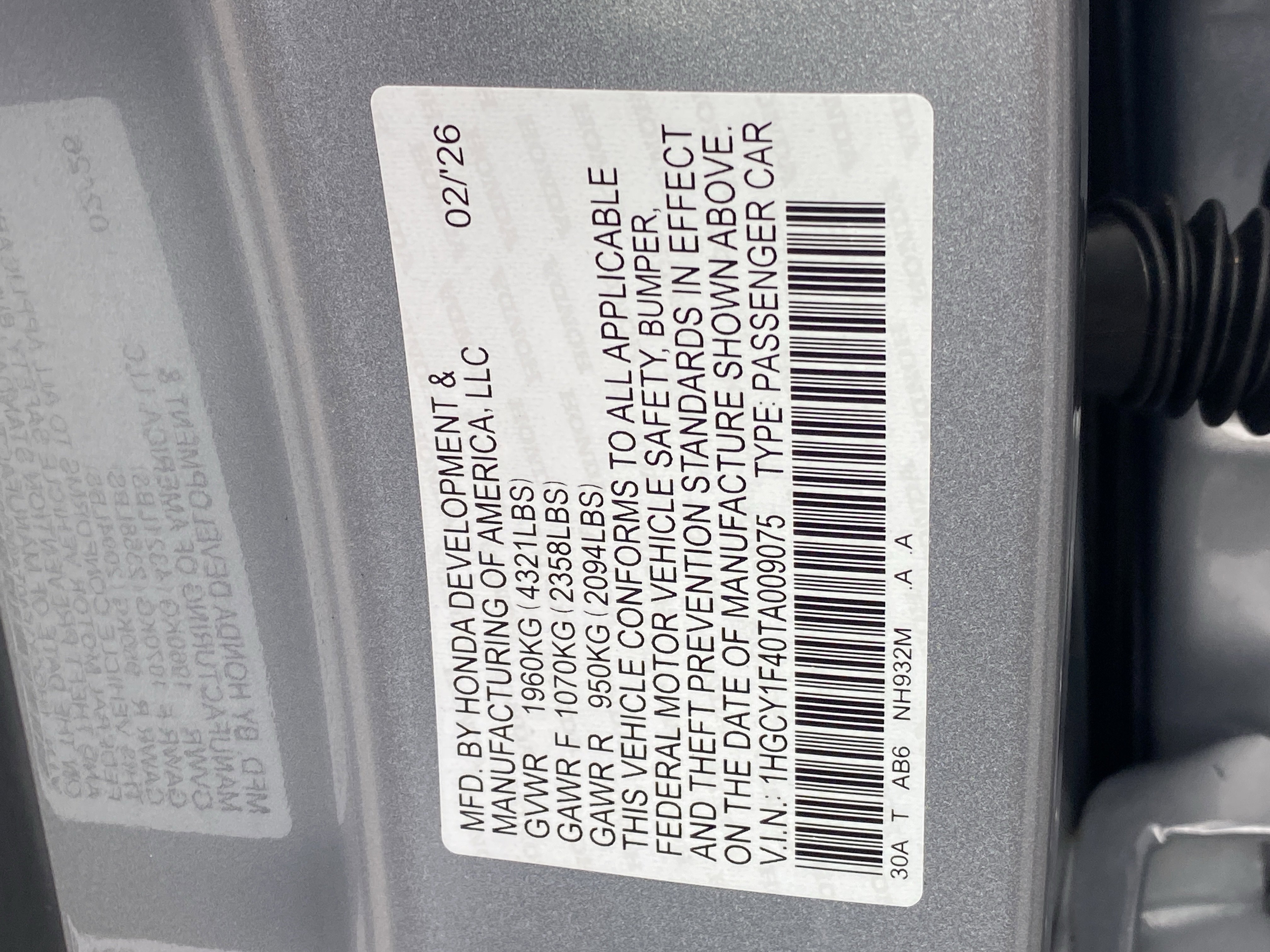 Used 2026 Honda Accord SE image 30