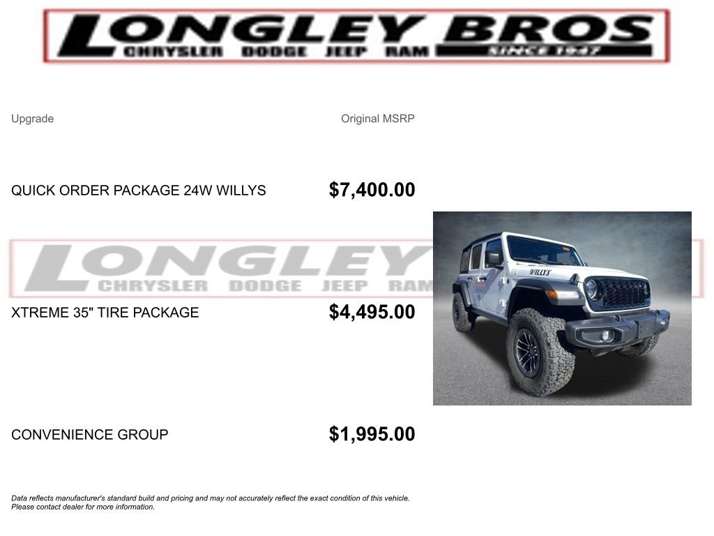 Used 2024 Jeep Wrangler Willys image 2