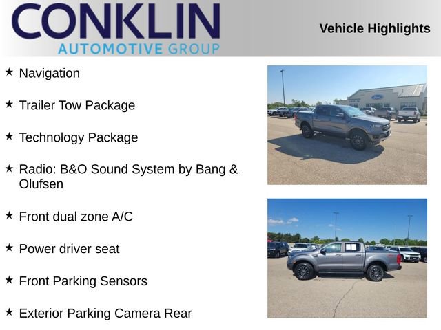 Used 2023 Ford Ranger Lariat w/ Equipment Group 501A High AWD/4WD image 2