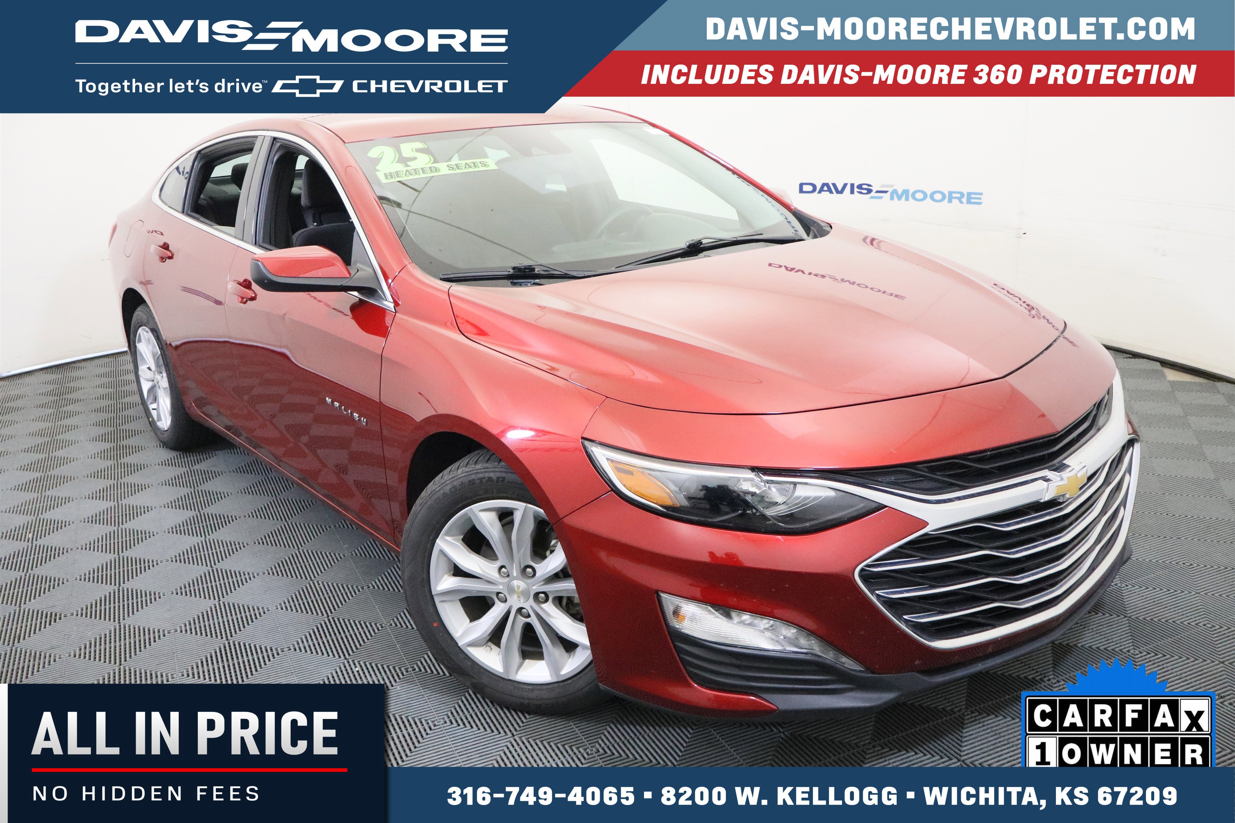 Used 2025 Chevrolet Malibu LT FWD image 1