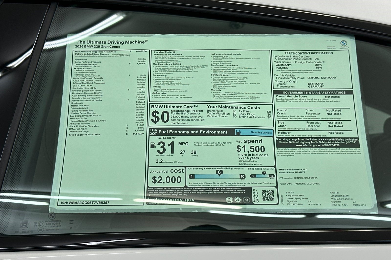 New 2026 BMW 228i w/ Technology Package FWD image 28