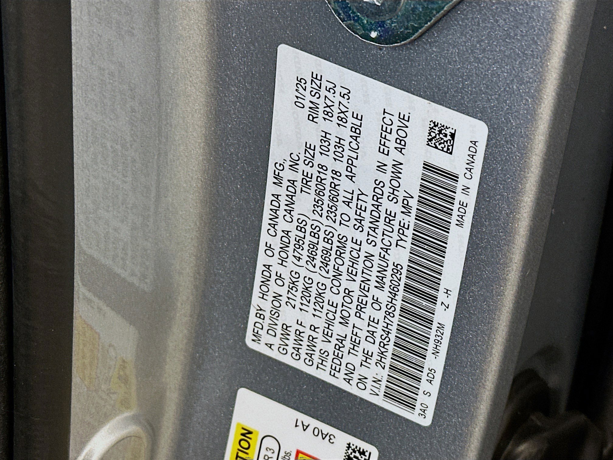 Used 2025 Honda CR-V EX-L image 12