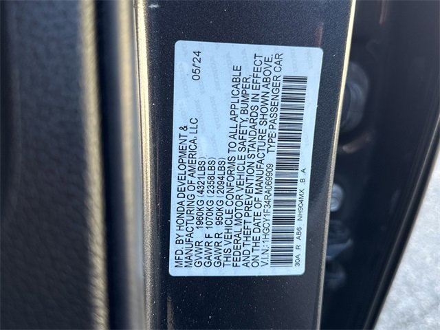 Certified 2024 Honda Accord EX image 37