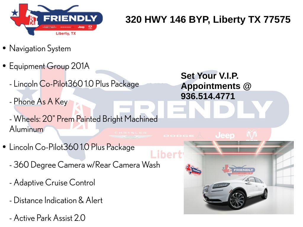 Used 2022 Lincoln Nautilus Reserve w/ Equipment Group 201A FWD image 5