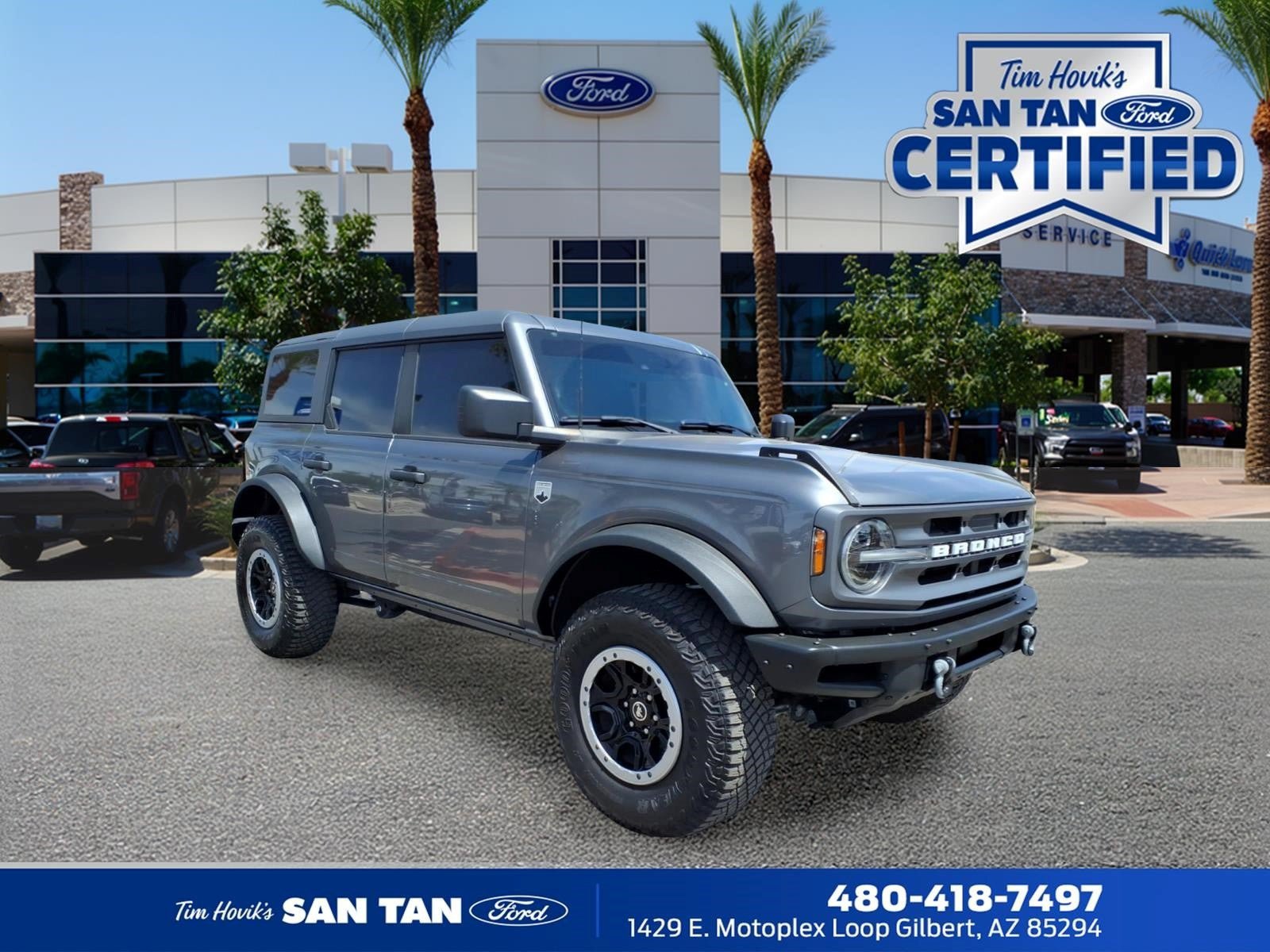 Certified 2023 Ford Bronco Big Bend w/ Sasquatch Package AWD/4WD image 1