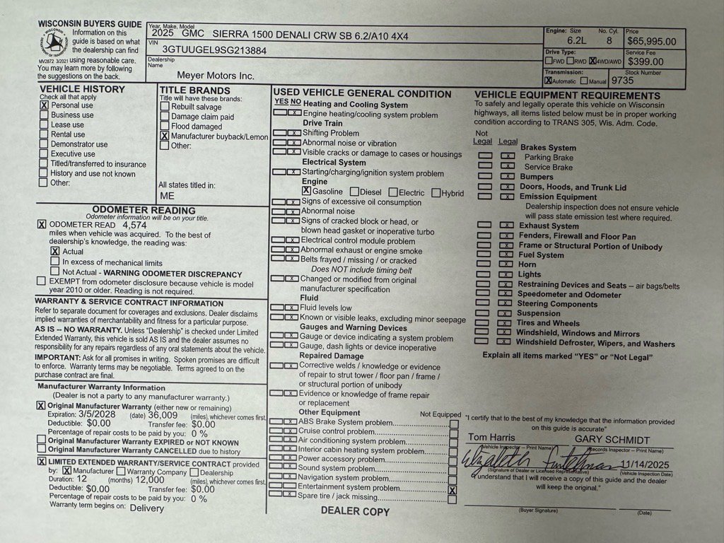 Used 2025 GMC Sierra 1500 Denali w/ Denali Reserve Package image 31