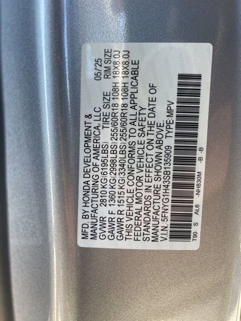 Certified 2025 Honda Pilot EX-L image 12